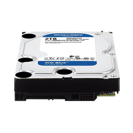 Ổ cứng HDD Western Digital Blue 2TB 3.5" SATA 3 - WD20EZAZ - Hàng chính hãng new 100% | BigBuy360 - bigbuy360.vn