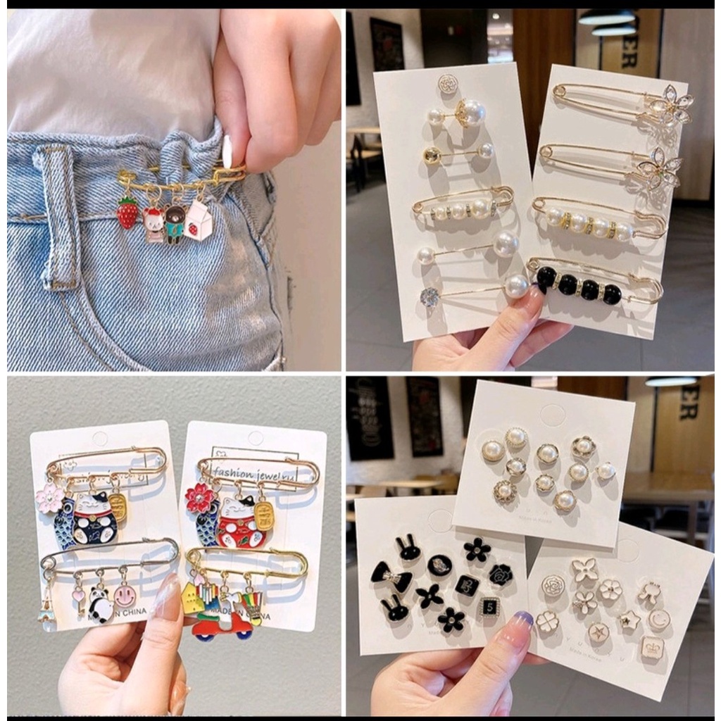 PHỤ KIỆN GIM CÀI ÁO TRÁNH HỞ CỔ ÁO HOẶC GIM QUẦN CHỐNG TUỘT