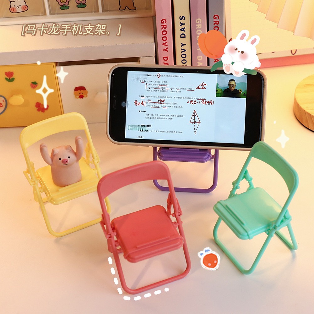 Giá đỡ điện thoại hình Ghế Dễ Thương Cute cho điện thoại Iphone/SamSung/Oppo/Huawei Sồi House