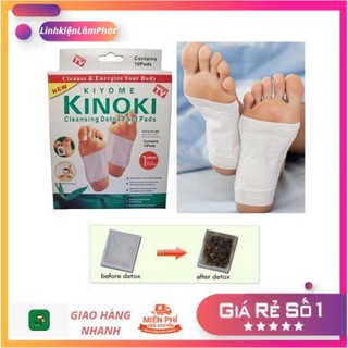 10 miếng dán thải độc chân kinoki loại 1