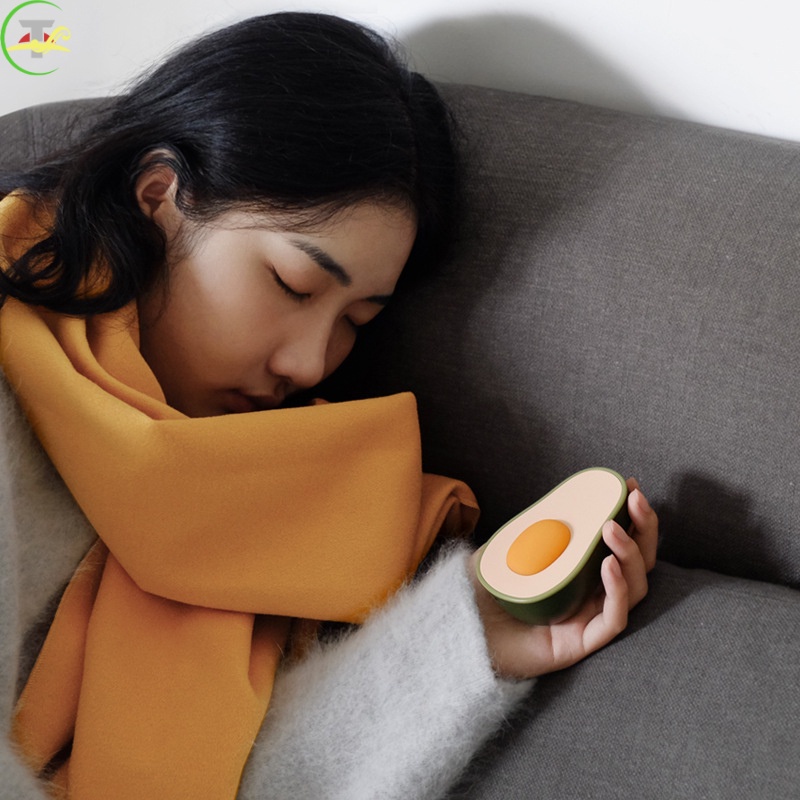 Máy Sưởi Ấm Tay Chạy Điện Sạc Usb Hình Quả Bơ Sáng Tạo Dành Cho Trẻ Em / Người Lớn