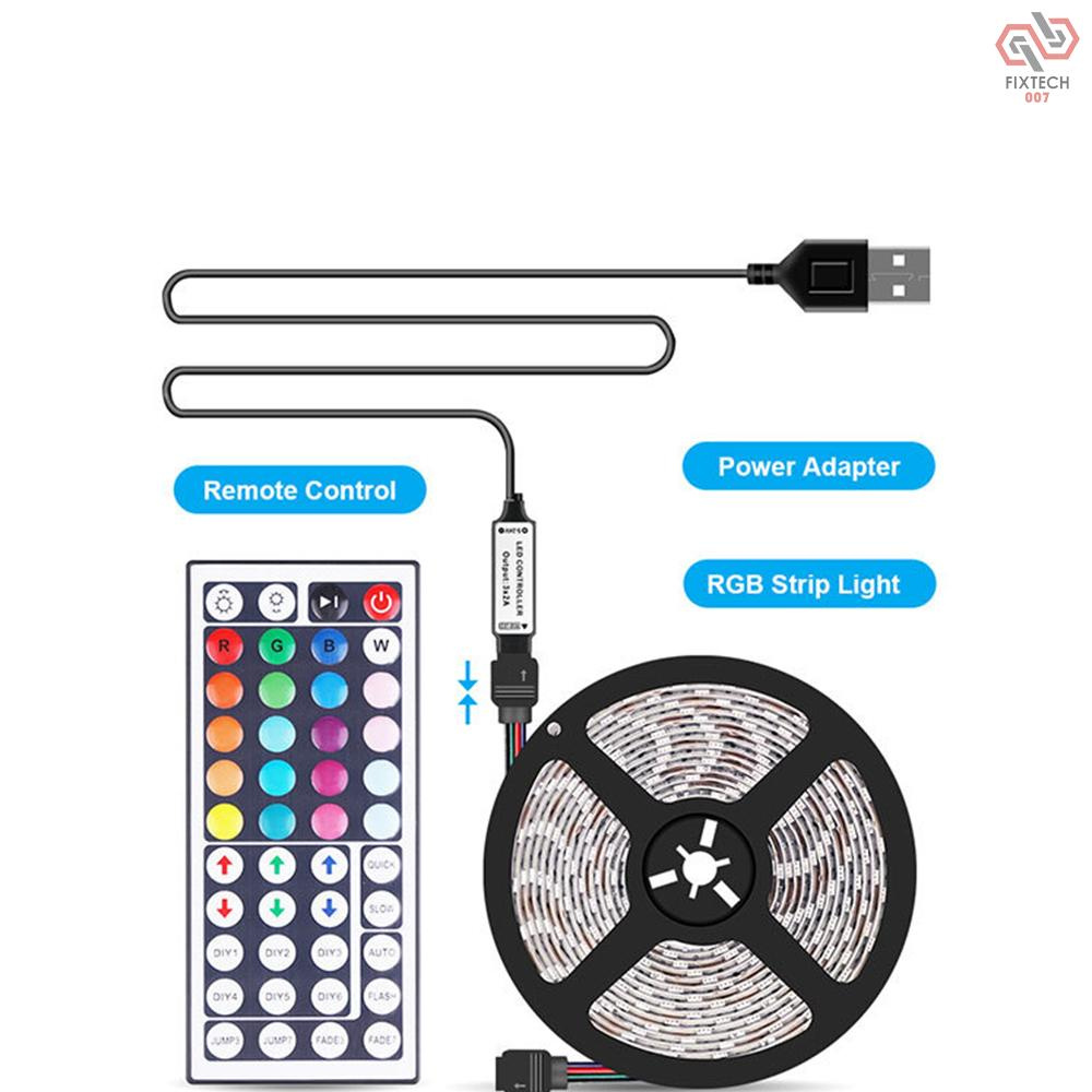 LED Strip Lights 6.56ft. Waterproof RGB LED Lights with IR Remote Control 20 Colors and DIY Modes 5050 Color Changing LED Tape Lights for Home Ceiling Party Festival