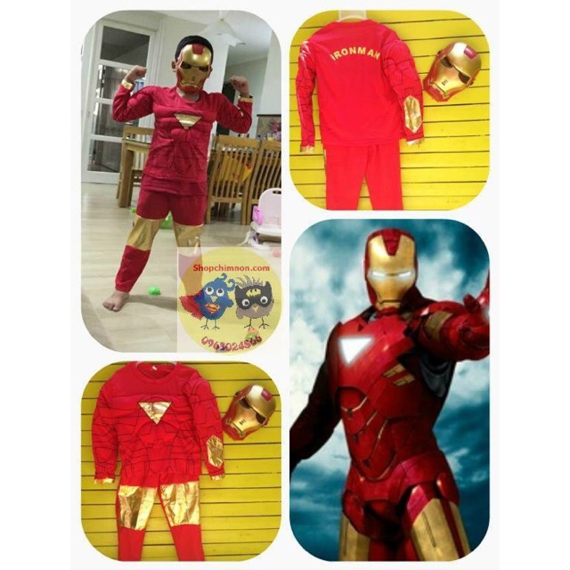 Bộ hoá trang Người Sắt Ironman cho bé