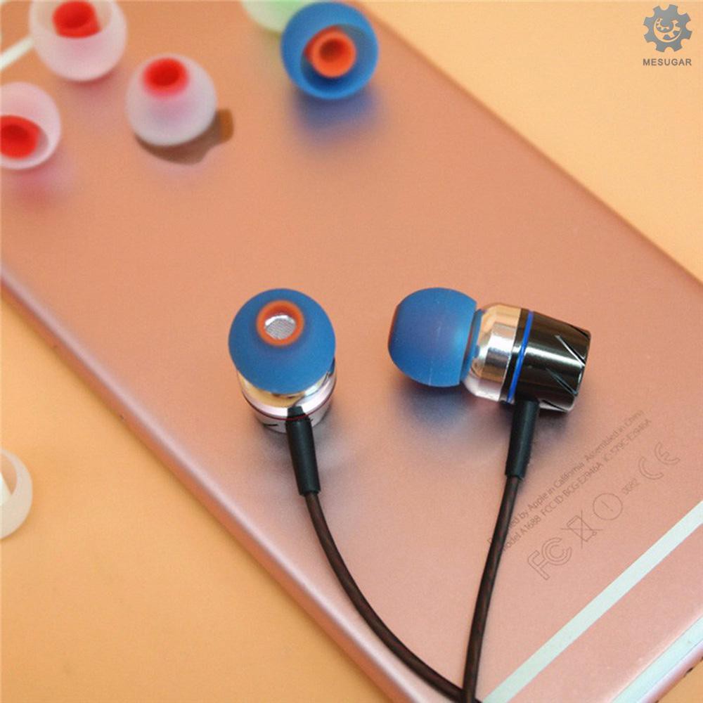 (hàng Mới Về) Set 6 Cặp / 12 Cặp Nút Bịt Tai Bằng Silicon Gel Hai Màu Sắc Ngẫu Nhiên Kích Thước 3.8mm | BigBuy360 - bigbuy360.vn