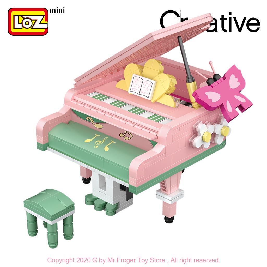 Loz Đồ Chơi Lắp Ráp Mô Hình Đàn Piano Mini Dễ Thương Cho Bé