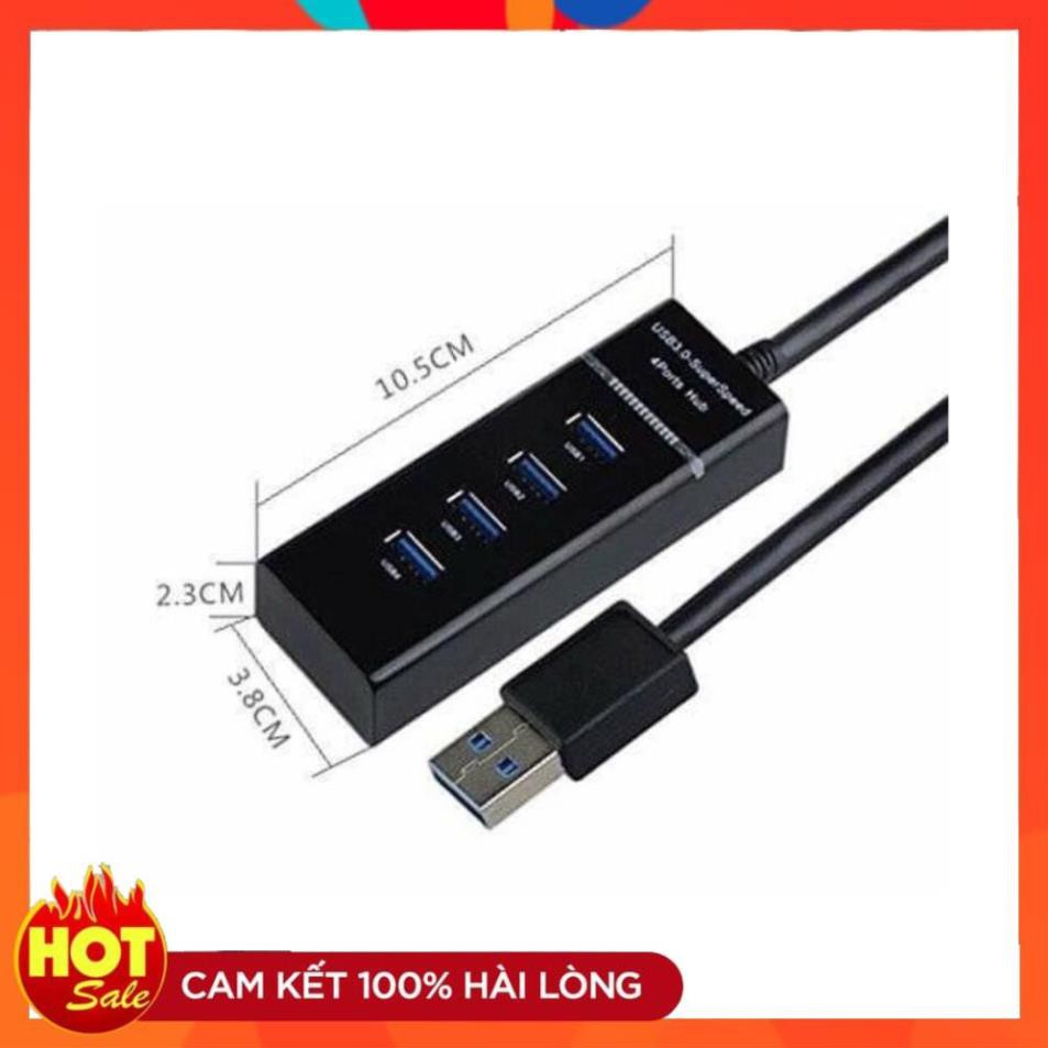 [Chính Hãng] Hub Chia 4 Cổng USB 3.0 - 303A - Dây dài 30cm ( Màu đen, trắng )