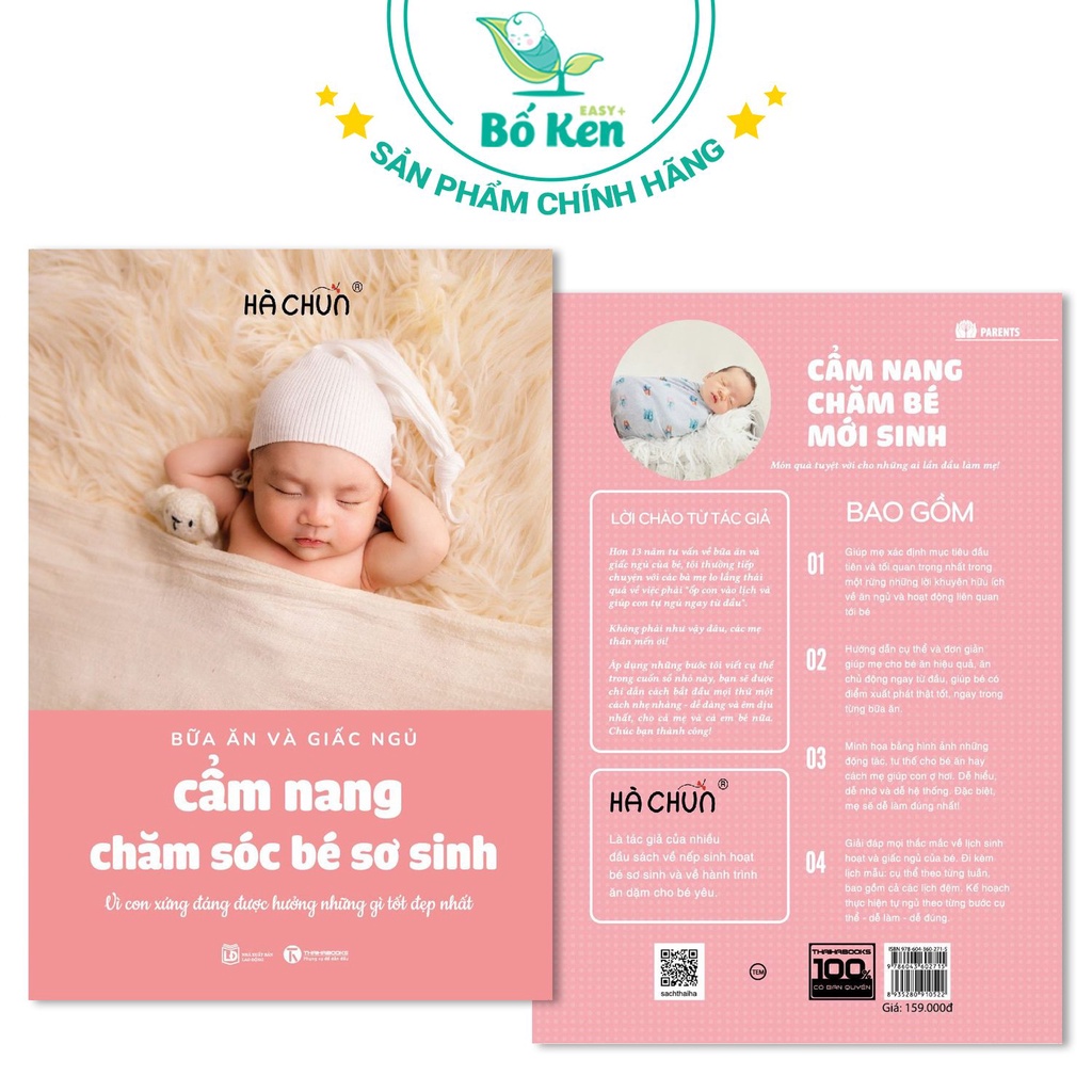 Sách - Cẩm nang chăm sóc bé sơ sinh (bữa ăn và giấc ngủ): Vì con xứng đáng được hưởng những gì tốt đẹp nhất