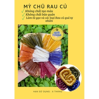 Mỳ chũ ngũ sắc, mỳ rau củ đặc sản bắc giang. mỳ 100% organic tốt cho sức khoẻ
