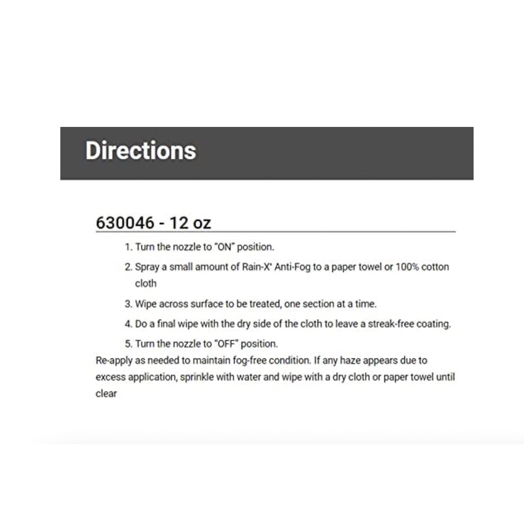 CHAI XỊT MẶT TRONG KÍNH - GƯƠNG CHỐNG Ố MỜ HƠI NƯỚC - SƯƠNG MÙ Rain-X Interior Glass Anti-Fog, 355ml (12 oz)