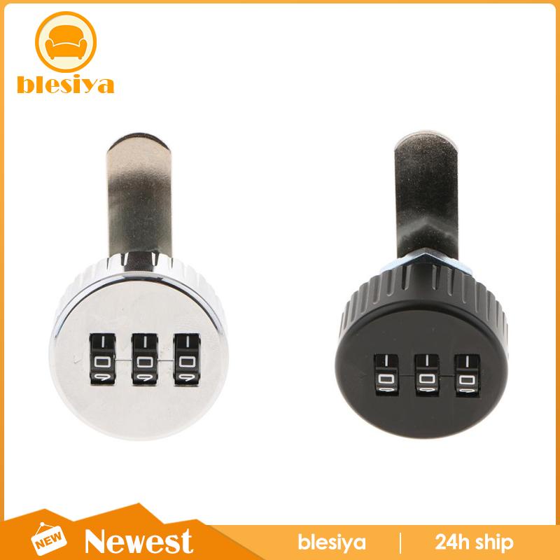 Ổ Khóa Hộp Thư 3 Chữ Số Bằng Hợp Kim Màu Đen