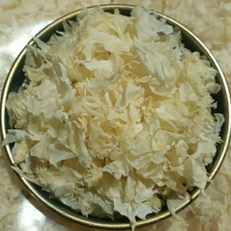Gói 50gram - Nấm Tuyết vụn nấu chè - Ngân nhĩ trắng