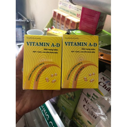 Vitamin A-D lọ 100 viên