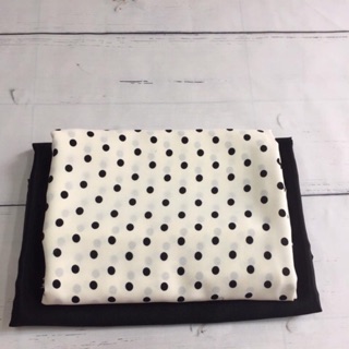 Vải áo dài chấm bi