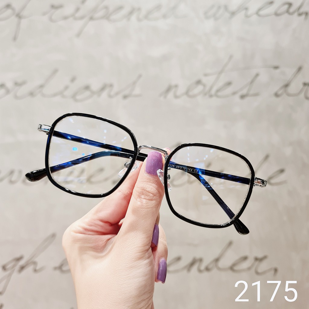 Kính thời trang nam nữ LILYEYEWEAR mắt vuông to đẹp nhựa chống bụi đi đường 2175 | BigBuy360 - bigbuy360.vn