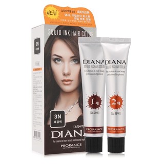 THUỐC NHUỘM PHỦ BẠC NÂU ĐEN TỰ NHIÊN DIANA NHẬP KHẨU HÀN QUỐC .