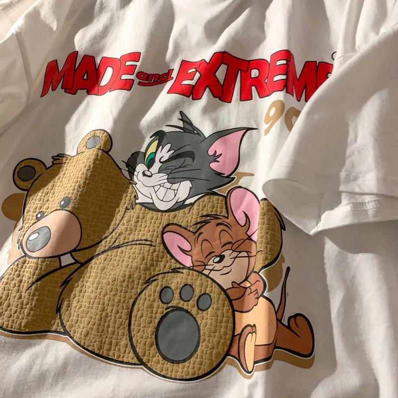 NRVP Áo Thun 100% Cotton Dáng Rộng Thời Trang Hàn Quốc Cho Nữ