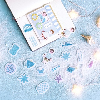 Túi 40 sticker trang trí sổ cute