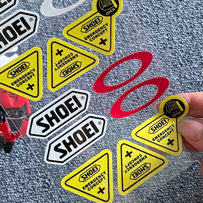 Miếng Dán logo 3m Phản Quang Chống Thấm Nước Trang Trí Mũ Bảo Hiểm Xe Mô Tô