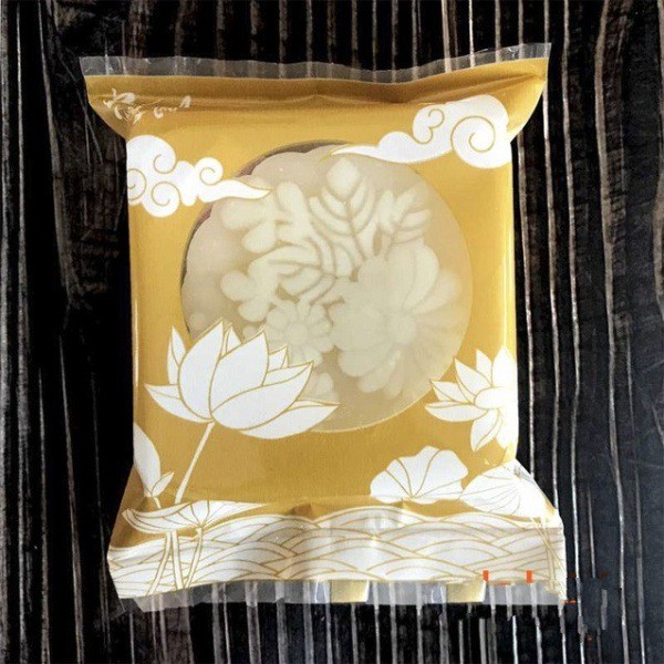 Khay + Túi đựng bánh trung thu 80-100g mây vàng