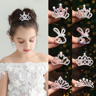 Băng đô hình vương miện xinh xắn cho nữ Phụ kiện cho tiệc sinh nhật biểu diễn sân khấu hàng ngày
