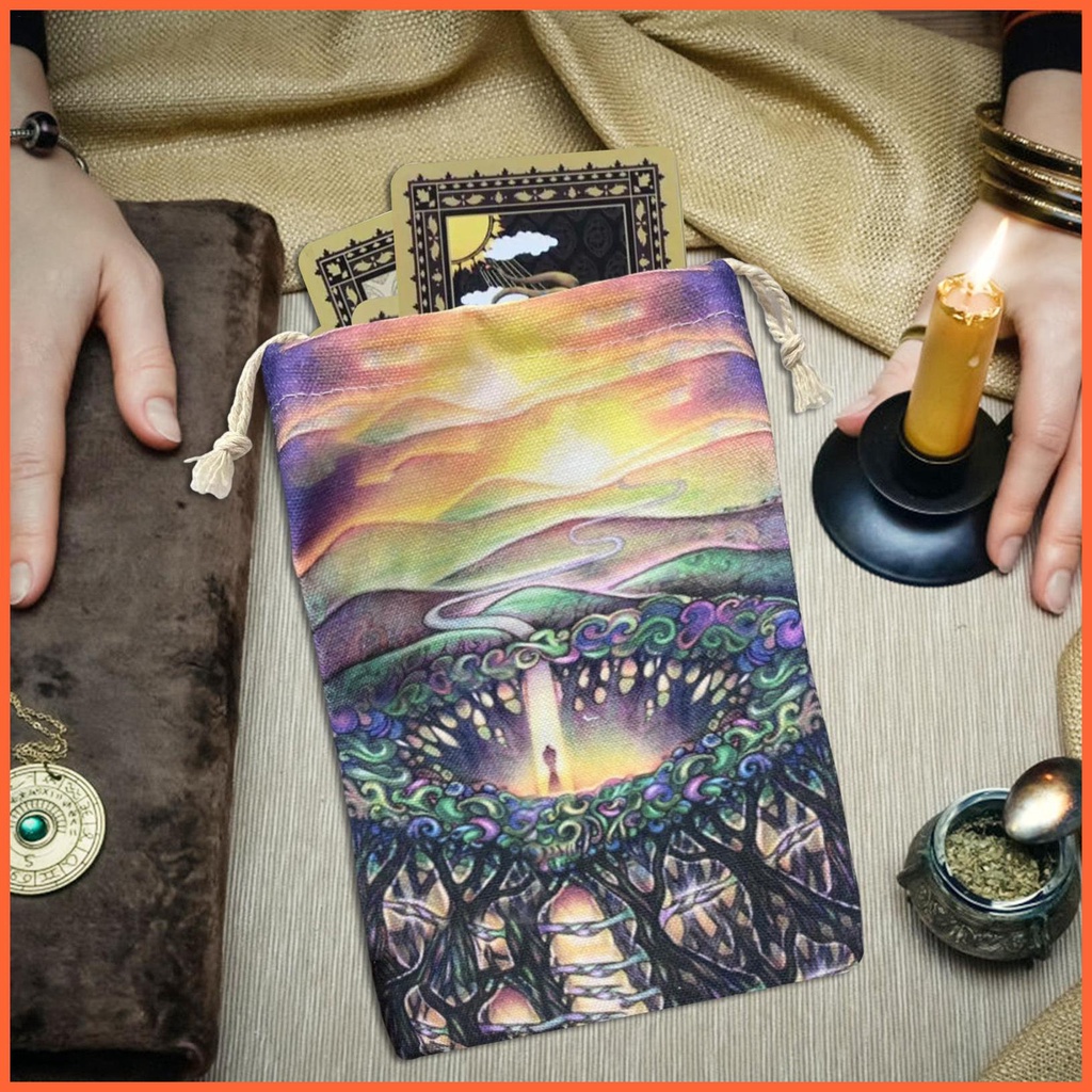 Túi Dây Rút Đựng Bài Tarot Oracle Bảo Vệ Thẻ Bài Tarot Và Trang Sức Bị Hư Hại