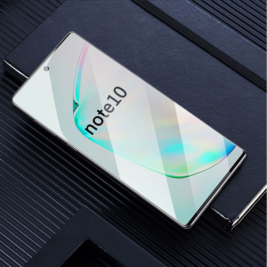 Dán Màn Hình Samsung Note 10, Note 10+ Bằng Cường Lực Dẻo Full Keo Tốt Nhất