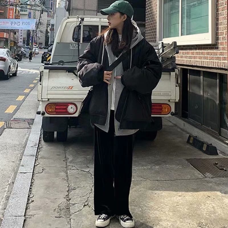 Áo Khoác Gió Có Mũ Trùm Phối Khóa Kéo Thời Trang Phong Cách Hàn Quốc Dành Cho Nam Size M-5XL