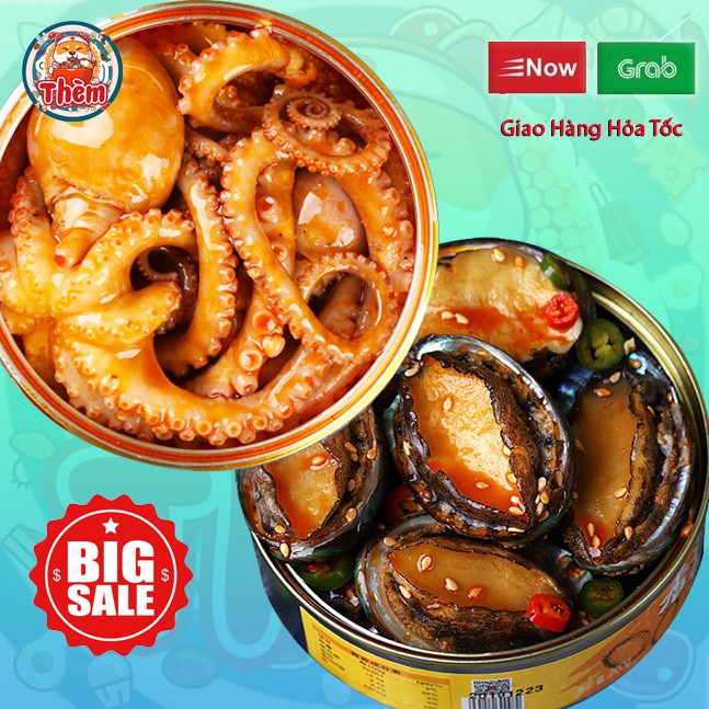 Combo Bào Ngư Sốt Cay Và Bạch Tuộc Sốt Cay Tứ Xuyên