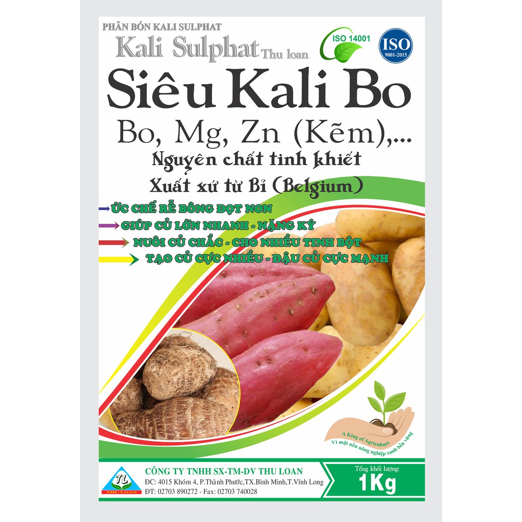 Siêu Kali Bo Gói 1Kg