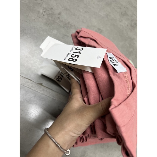 Áo phông tay lỡ 3158 cotton khô mặc mát MÀU HỒNG