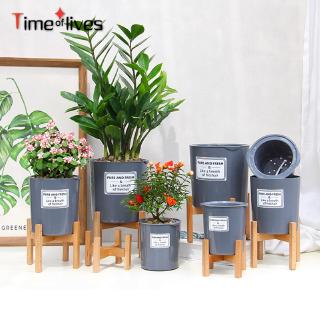 Kệ Gỗ Để Chậu Hoa Kiểu Dáng Hiện Đại