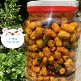 500gr Nui sấy khô Bò sa tế lá chanh siêu giòn ngon