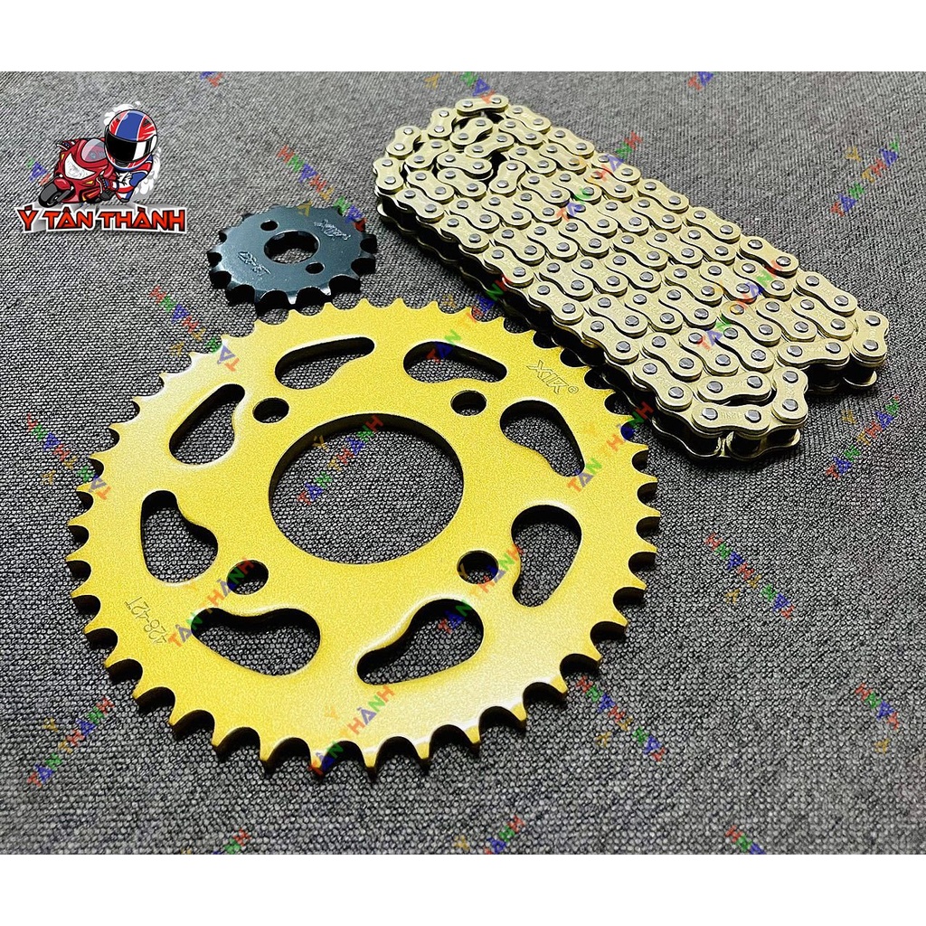 nhông sên đĩa x1r sonic 150 vàng MS 54