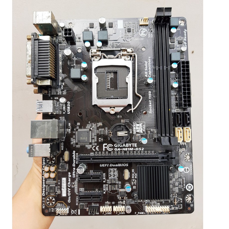 Main H81 chính hãng giá rẻ, kèm chặn main , BH 1 tháng