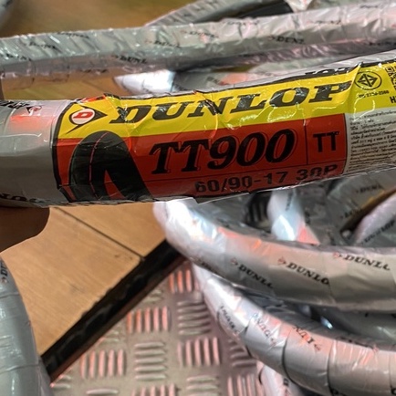 Vỏ Dunlop thái chữ vàng cao cấp TT900 60/90-17, 70/90-17  xe wave-sirius-exciter-winner