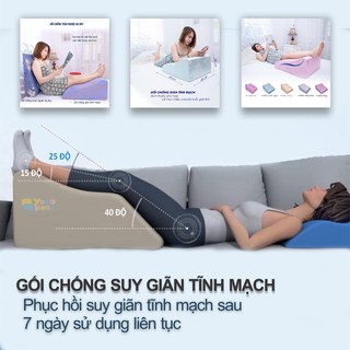Gối chống giãn tĩnh mạch yorokobi độc quyền tại việt nam, hỗ trợ điều trị giãn tĩnh mạch chi dưới hiệu quả