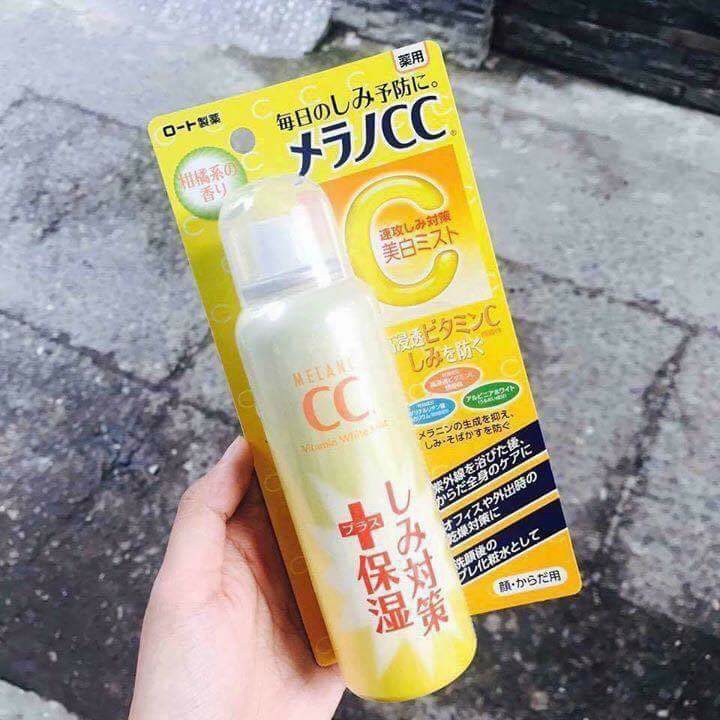 Xịt khoáng CC Melano 100g - Nhật