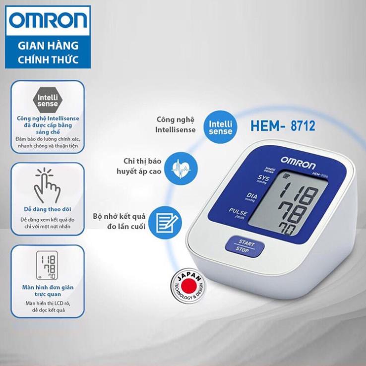 Máy Đo Huyết Áp Omron Hem 8712