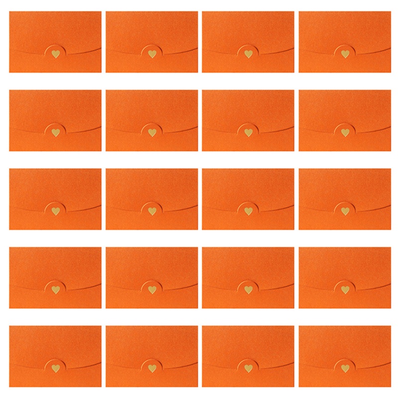 Set 20 Phong Bì Mini 2 8X4 Họa Tiết Lấp Lánh Phong Cách Retro Trang Trí Tiệc Cưới