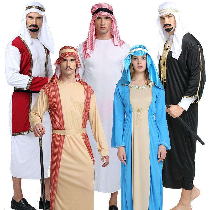 Bộ Đồ Hóa Trang Halloween Phong Cách Ả Rập Độc Đáo Cho Người Lớn