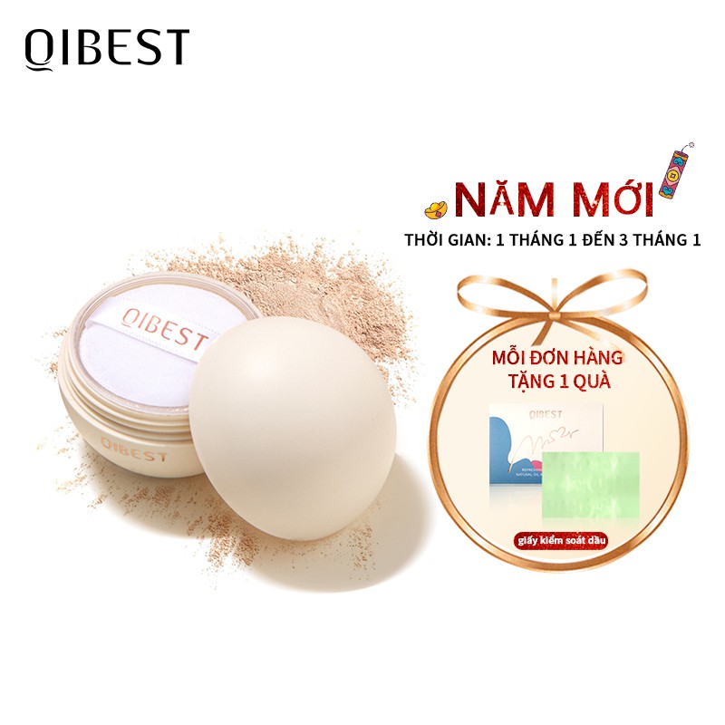 Phấn Phủ QIBEST Dịu Nhẹ Chống Thấm Nước Lâu Trôi 5 Màu 34.5g | BigBuy360 - bigbuy360.vn