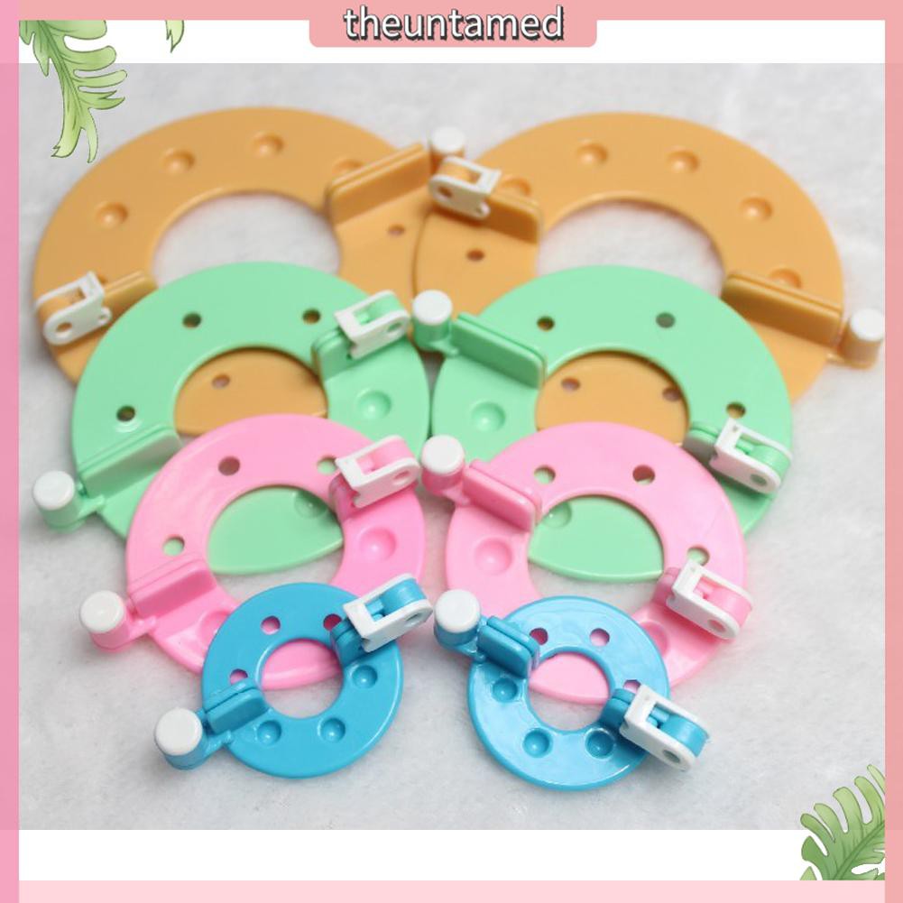 Bộ 4 vòng kích cỡ khác nhau chuyên dụng dệt kim đan bóng lông pompom