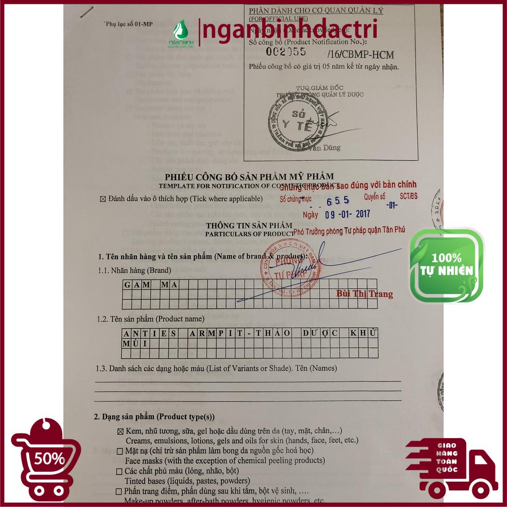 (Chuẩn) Thảo dược khử mùi hôi nách hồng, khử mùi hôi nách hôi chân, khử thâm nách, đen nách, se lỗ chân lông