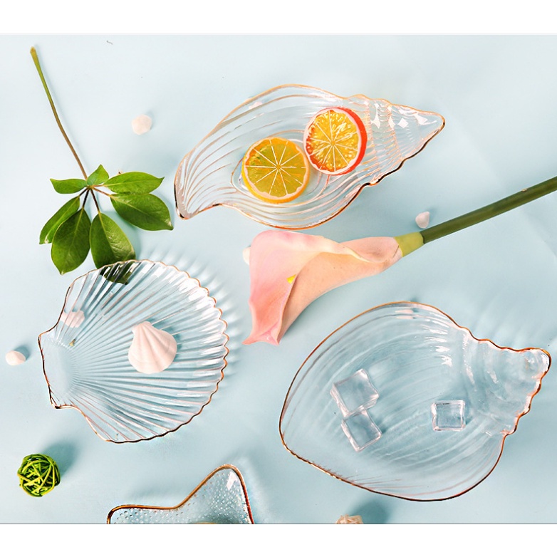 ( CAO CẤP-SANG TRỌNG ) KHAY THỦY TINH NHỎ XINH, decor nhà cửa hàng sang trọng, đạo cụ chụp anh mới lạ