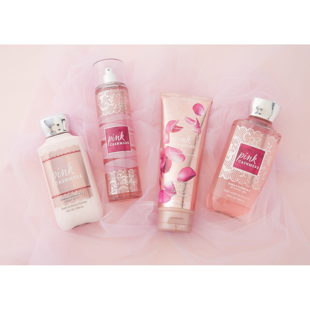 Kem dưỡng ẩm cơ thể Bath & Body Works Pink Cashmere Ultra Shea Body Cream 226g (Mỹ)