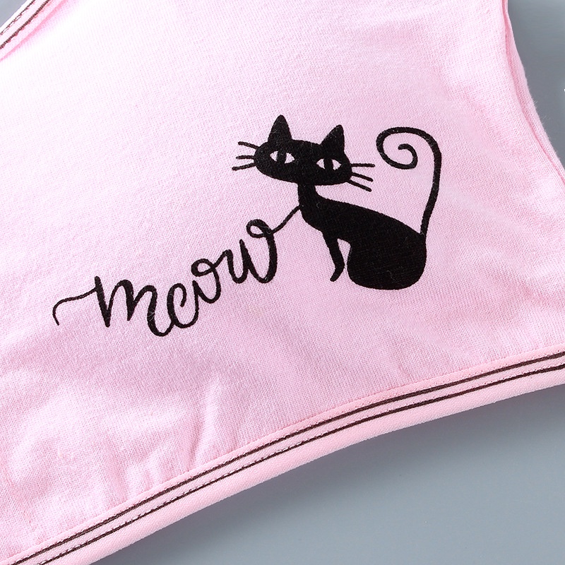 Áo Lót Hai Dây Vải Cotton Mỏng Cỡ Nhỏ Thời Trang Mùa Hè Mới Dành Cho Trẻ 8-14 Tuổi