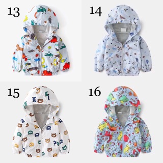 Áo khoác gió lót cotton 2-6Y