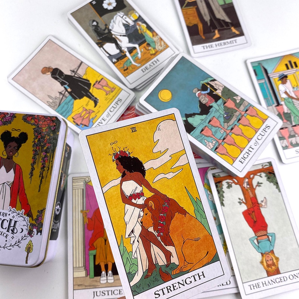 Bộ Bài Tarot 78 Lá Kèm Hộp Thiếc