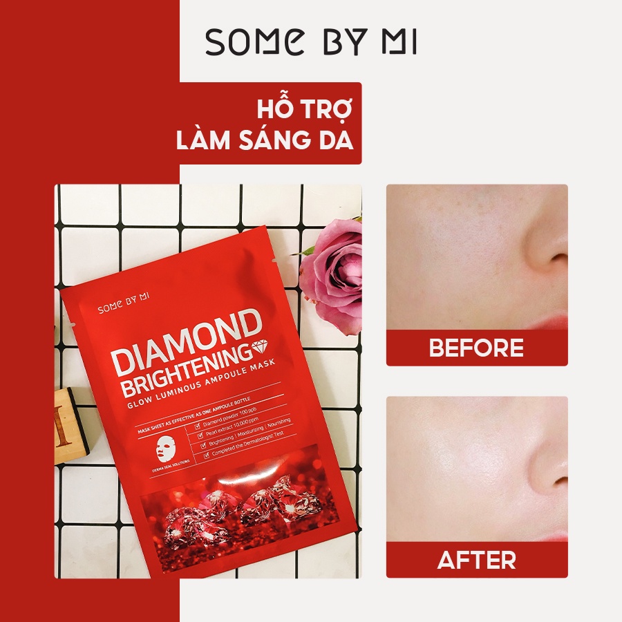 [NEW] Mặt Nạ Giấy Giúp Dưỡng Trắng Da Some By Mi Diamond Brightening Mask Sheet 25g