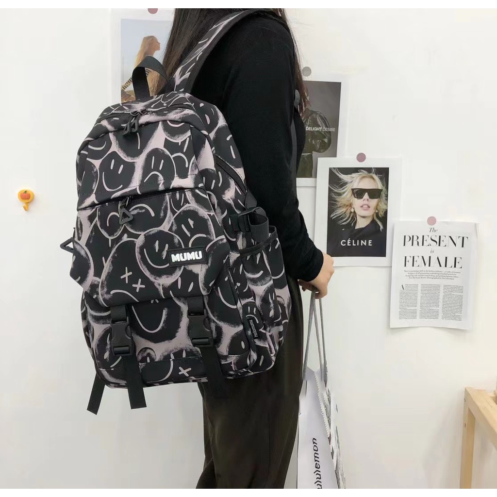 Balo đi học unisex nam nữ cá tính đựng laptop 15.6 inch Y3212